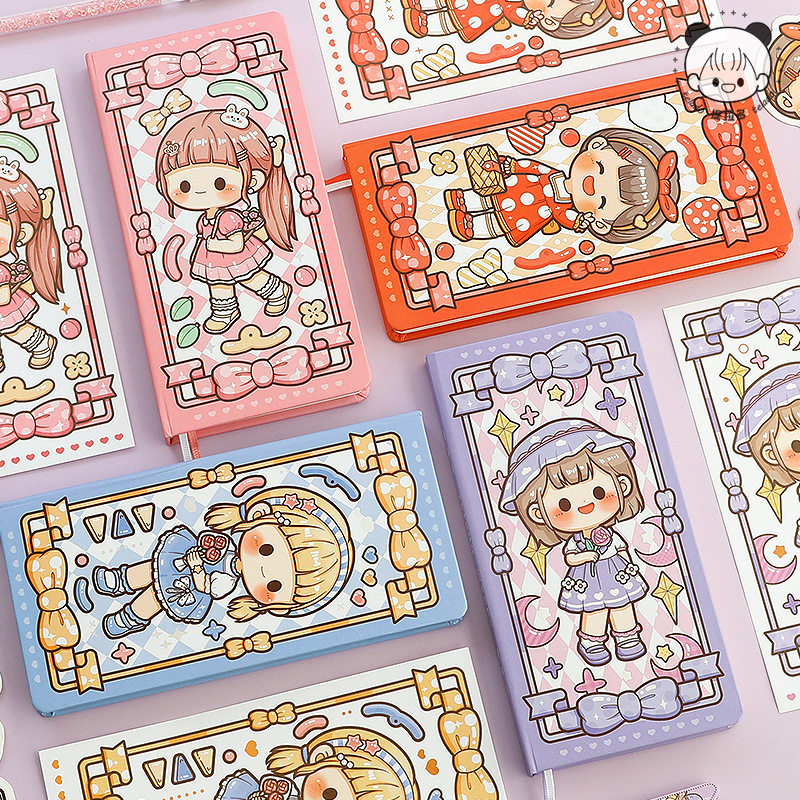 Whitespace Telado Dodojam Cute Girl Grid Weeks Planner with Stickers ...