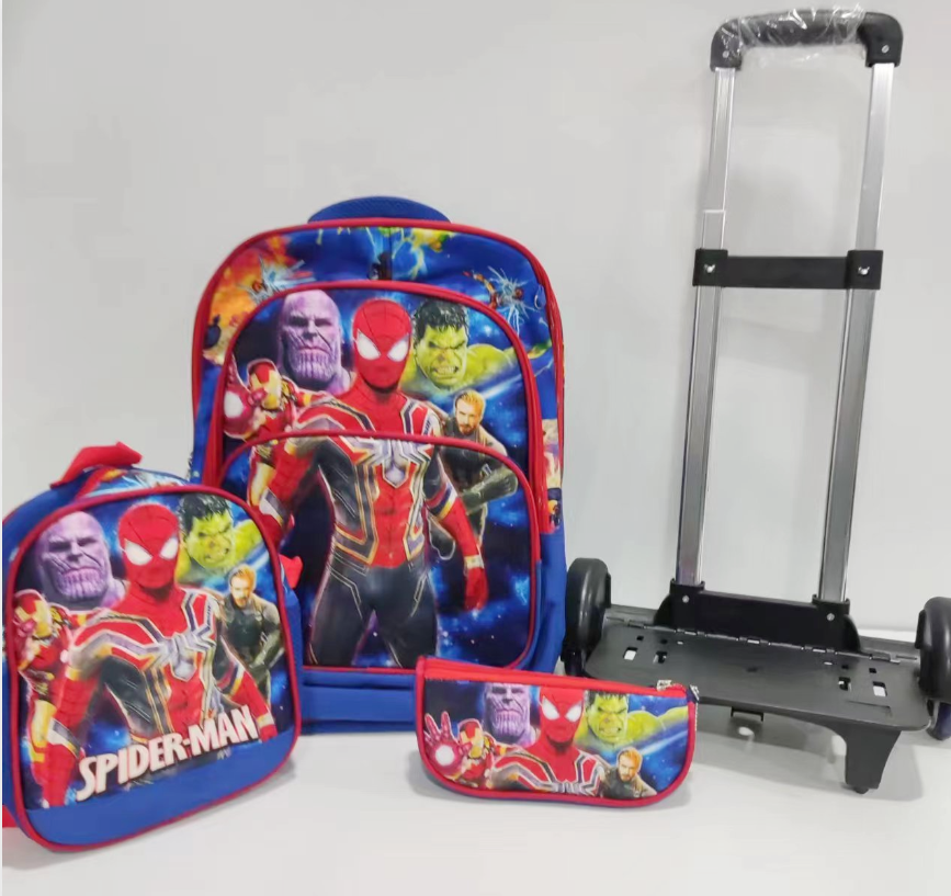 46cm Inch 3 in 1 Cartoon School Backpack Kids Waterproof Bagpack ...