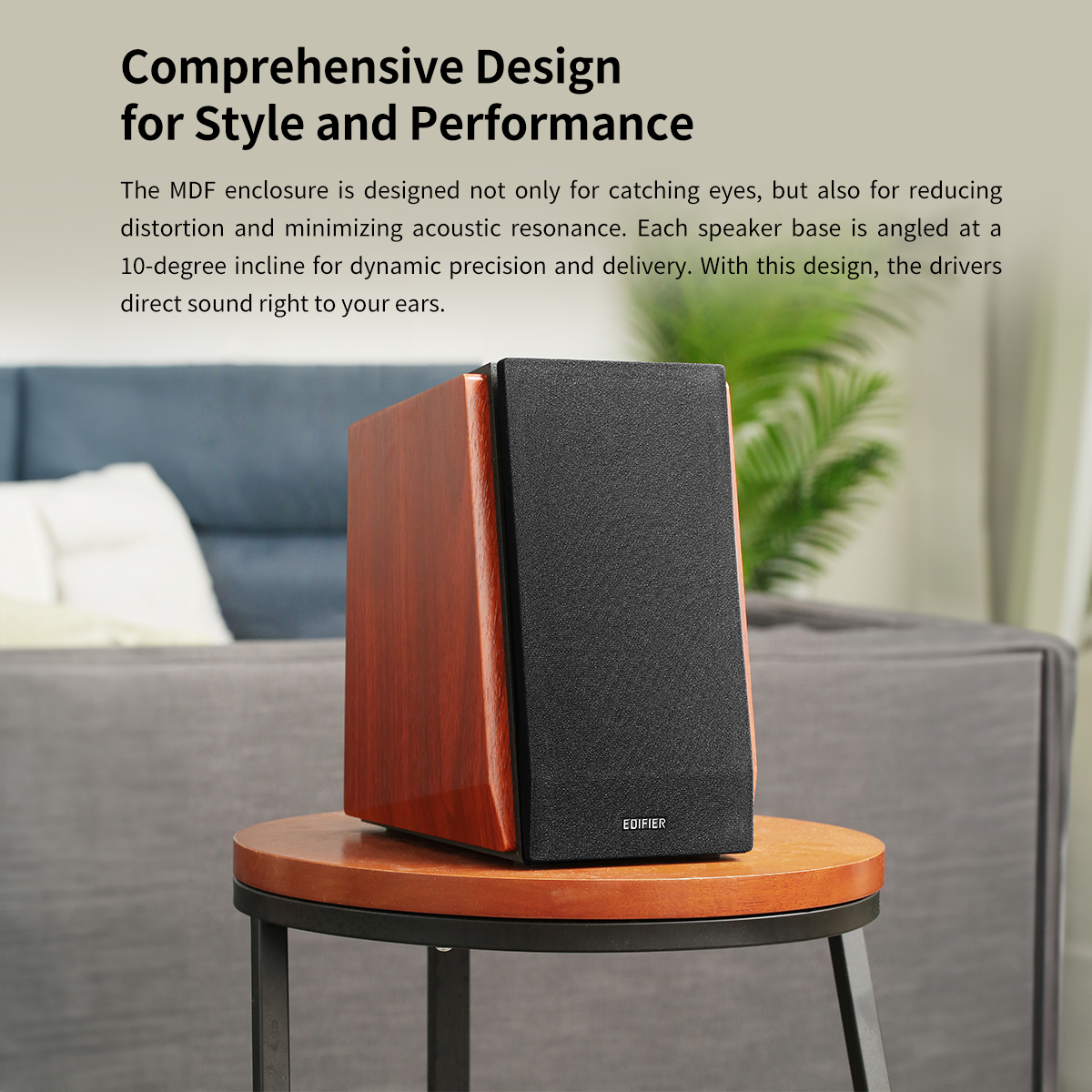 Edifier R1700BTs Bookshelf Speaker Bluetooth V5.0 Silk Dome Tweeter