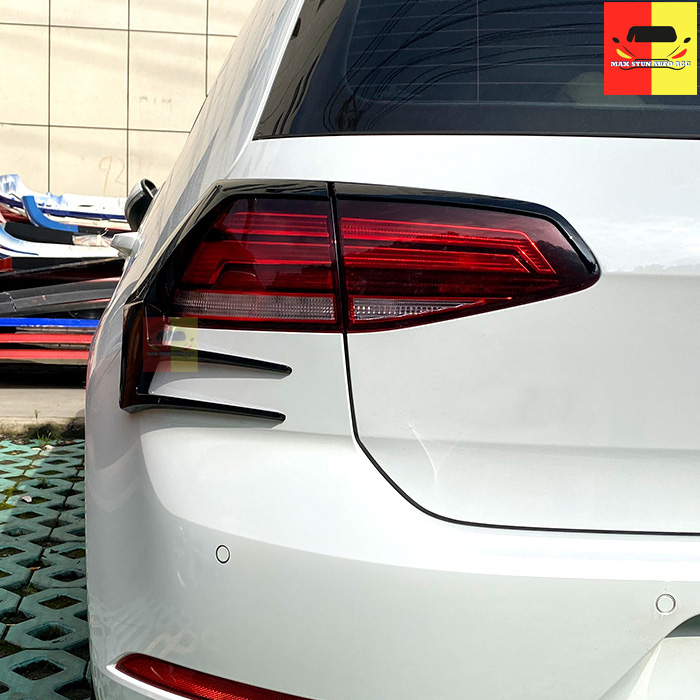VOLKSWAGEN GOLF MK7 MK7.5 R GTI R-LINE REAR TAIL LIGHT LAMP COVER TRIM ...