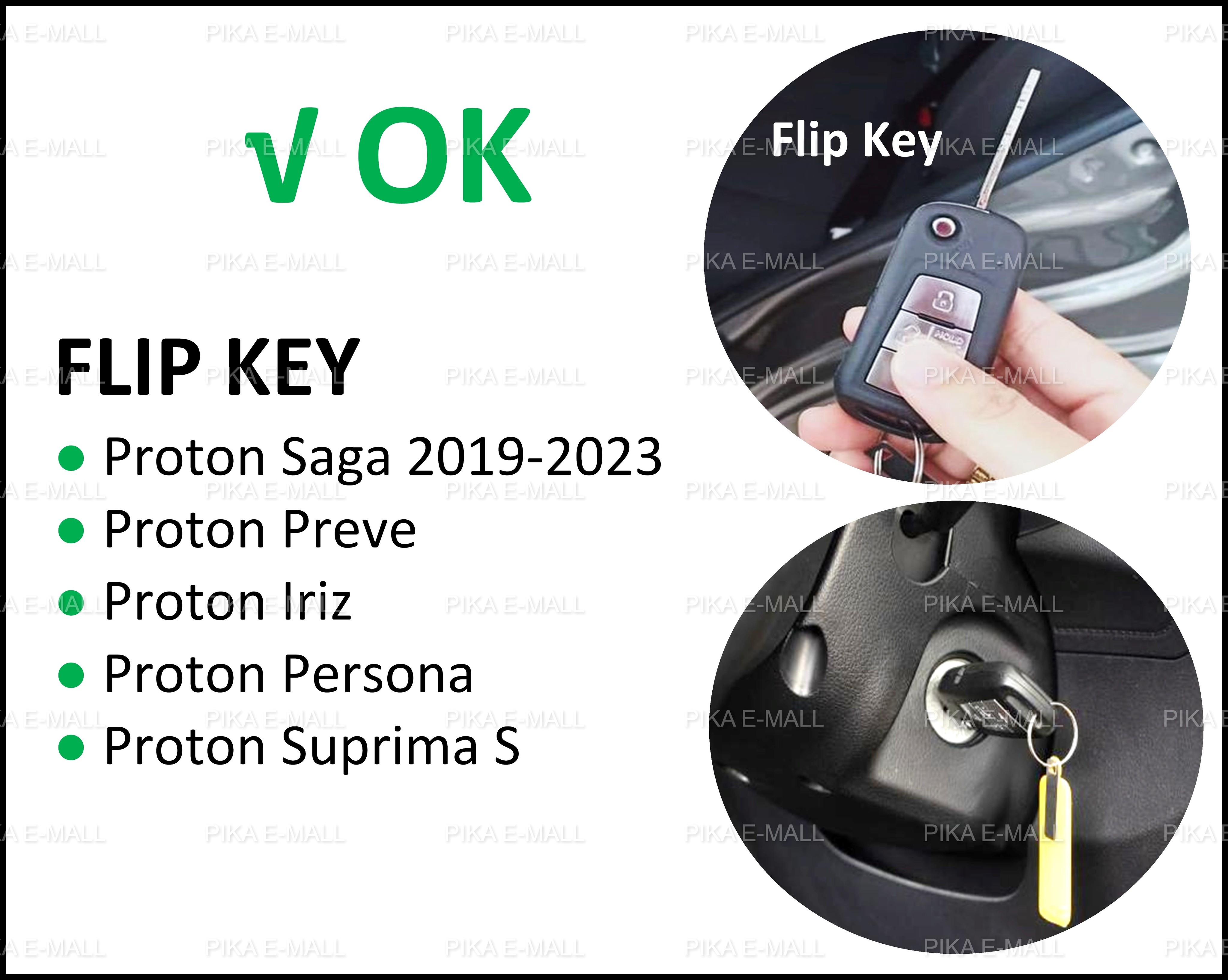 LEATHER Proton Saga Key Cover 2023 Persona Iriz Preve Suprima S MC2 VVT ...