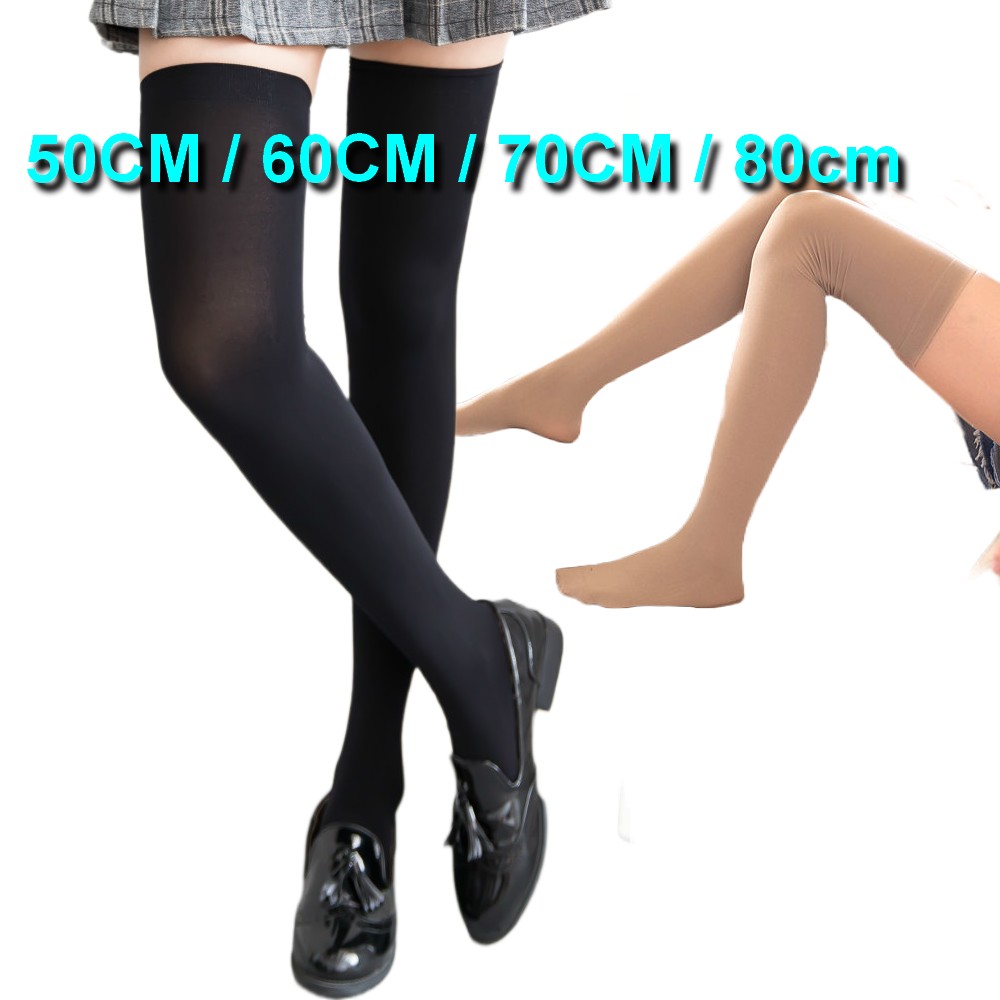 Stocking Over The Knee Socks Velvet Knee Long Stokin Panjang stocking ...
