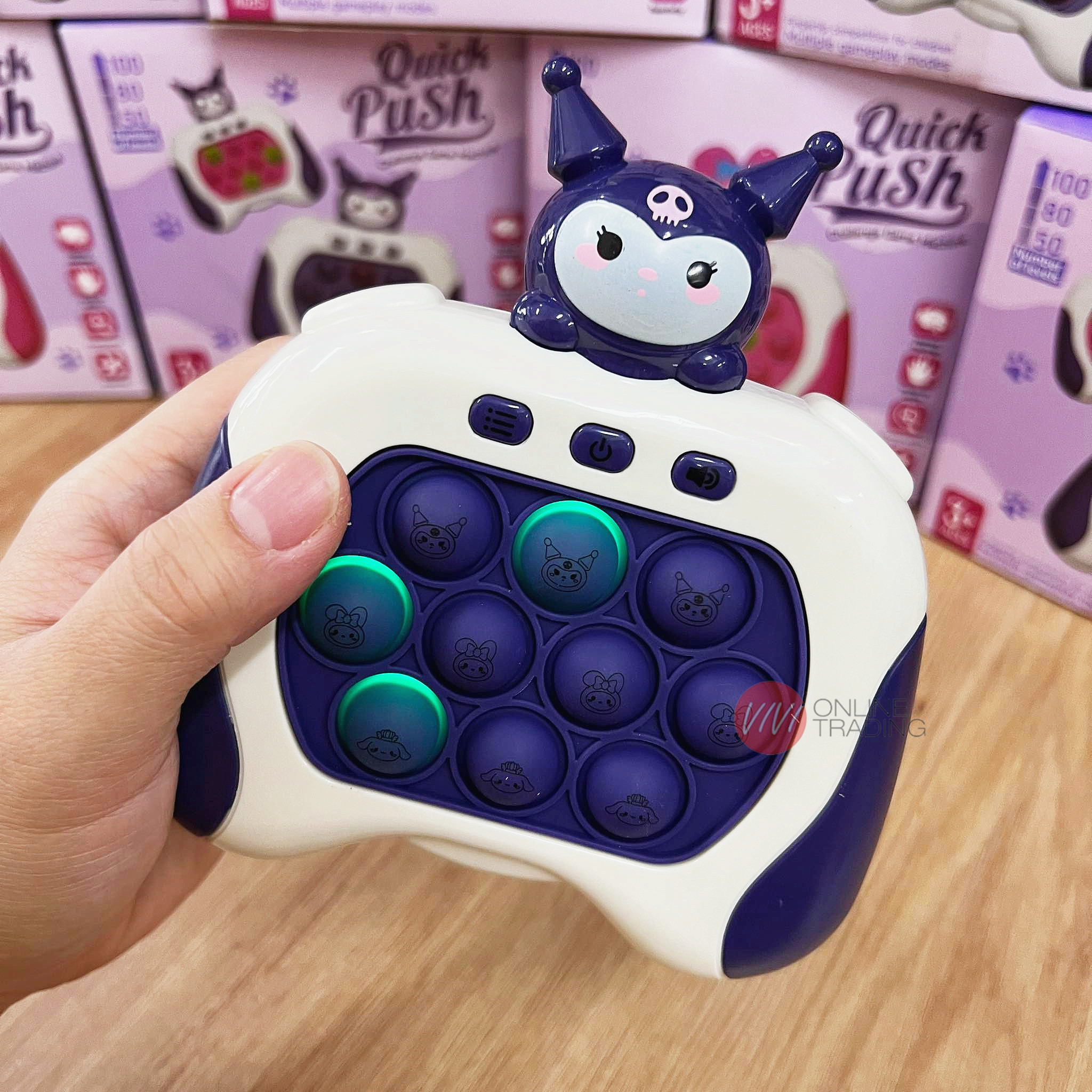 UPGRADED !! English Version Quick Push Game Pop It Electronic ...