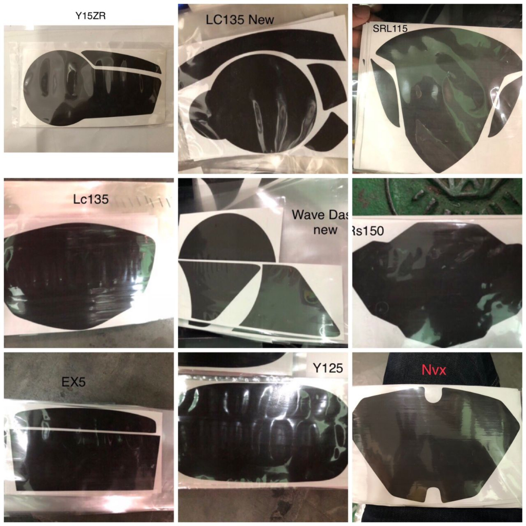 Meter stickers Black tinted meter sticker stripe LC135/LC135New/Y15 V1 ...