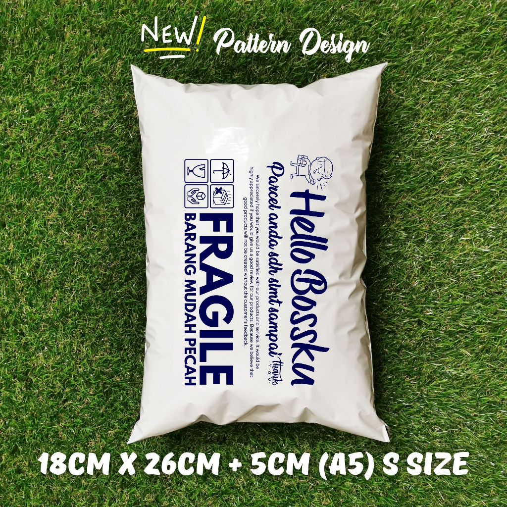 18cm x 31cm (S Size A5) Blue Colour Printed / Cetakan Warna Biru ...