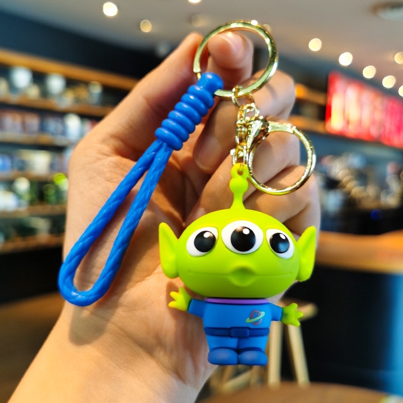 Disney Toy Story Keychain Anime Buzz Lightyear Woody Lotso Bag Keyring ...
