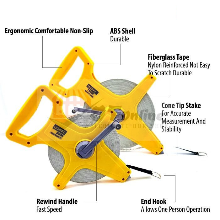 Sutekus Tape Measure 1/2 Open Reel Measure Tape | Ubuy