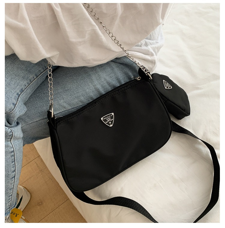 iFASHION 1548 2 in 1 Underarm Nylon Beg Tangan Wanita Sling Bag Women ...