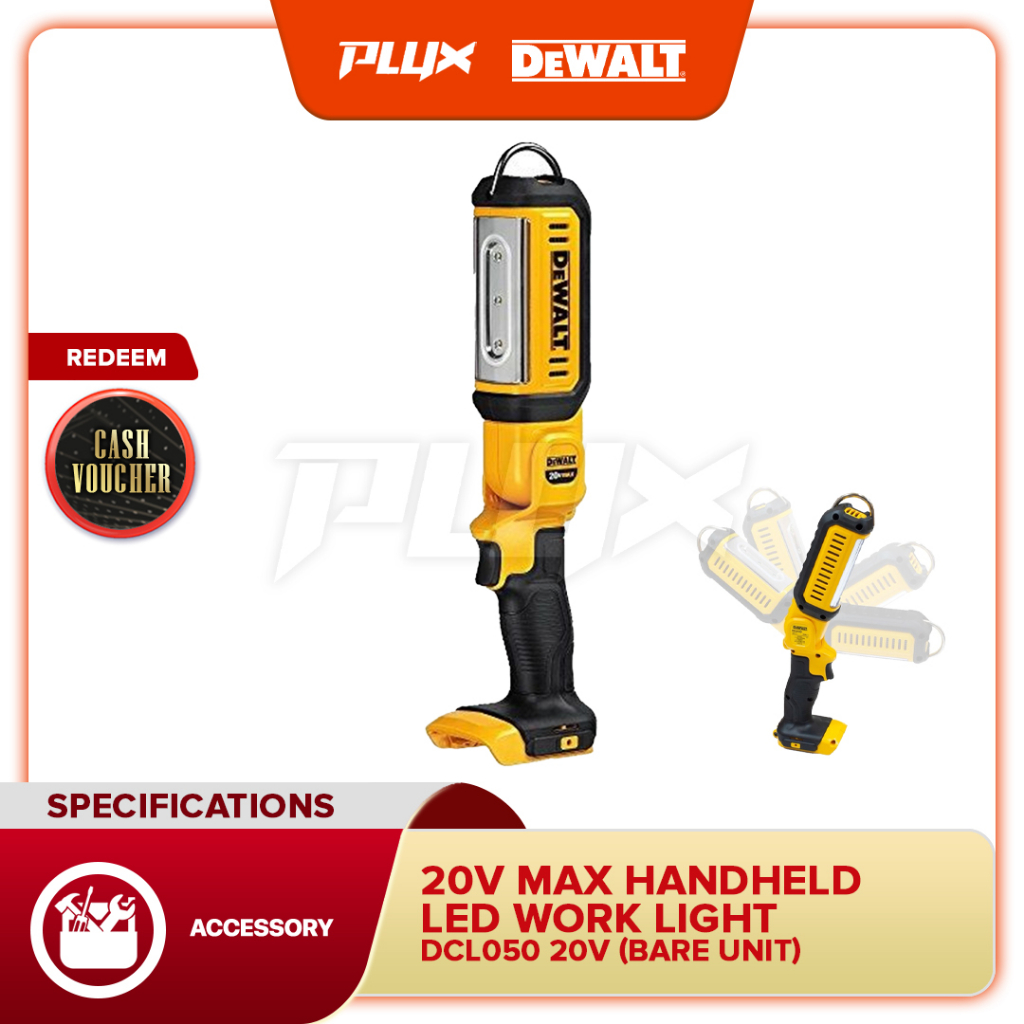 DEWALT DCL050 20V MAX Handheld LED Work Light (Bare Unit) | Shopee Malaysia