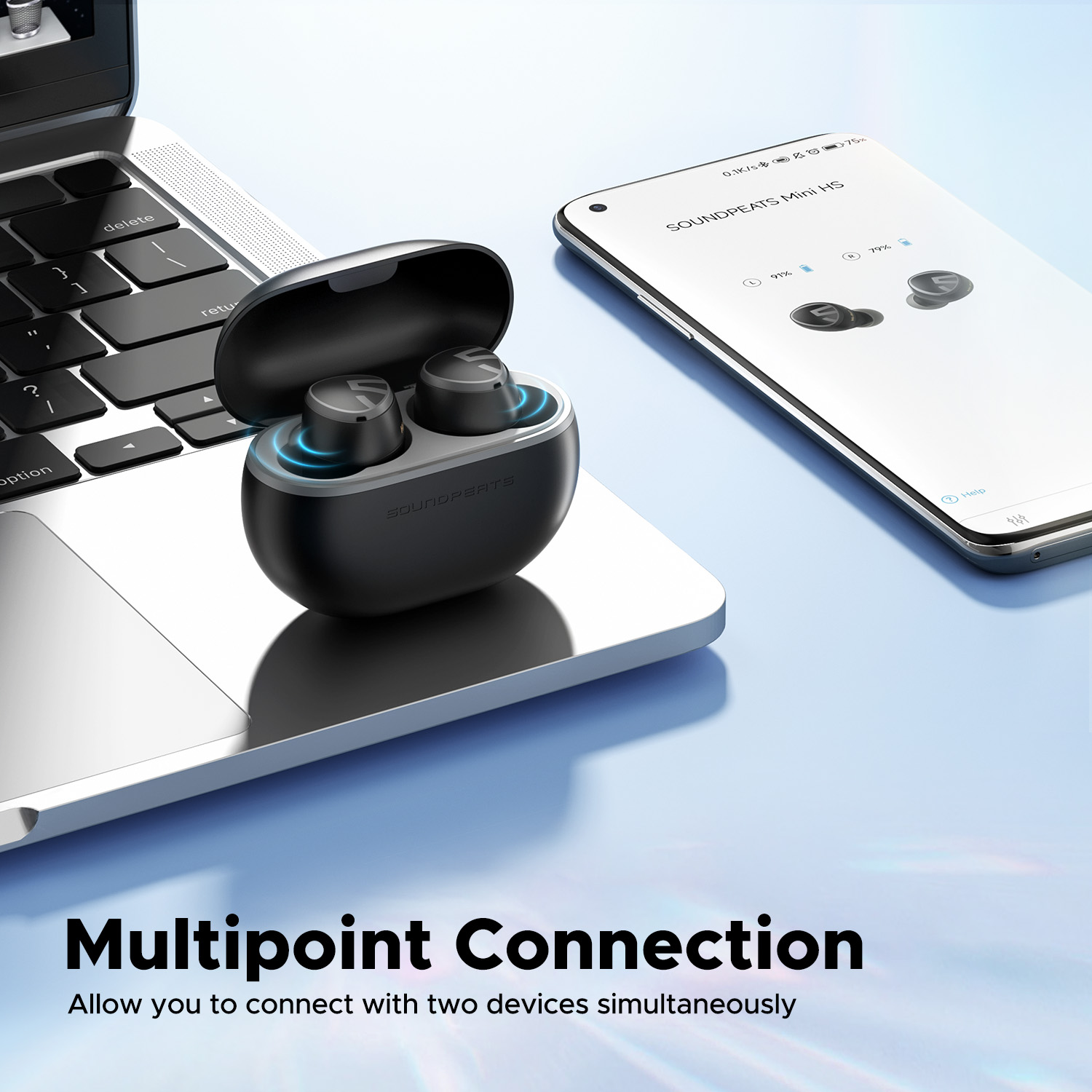 Multipoint connection online earbuds