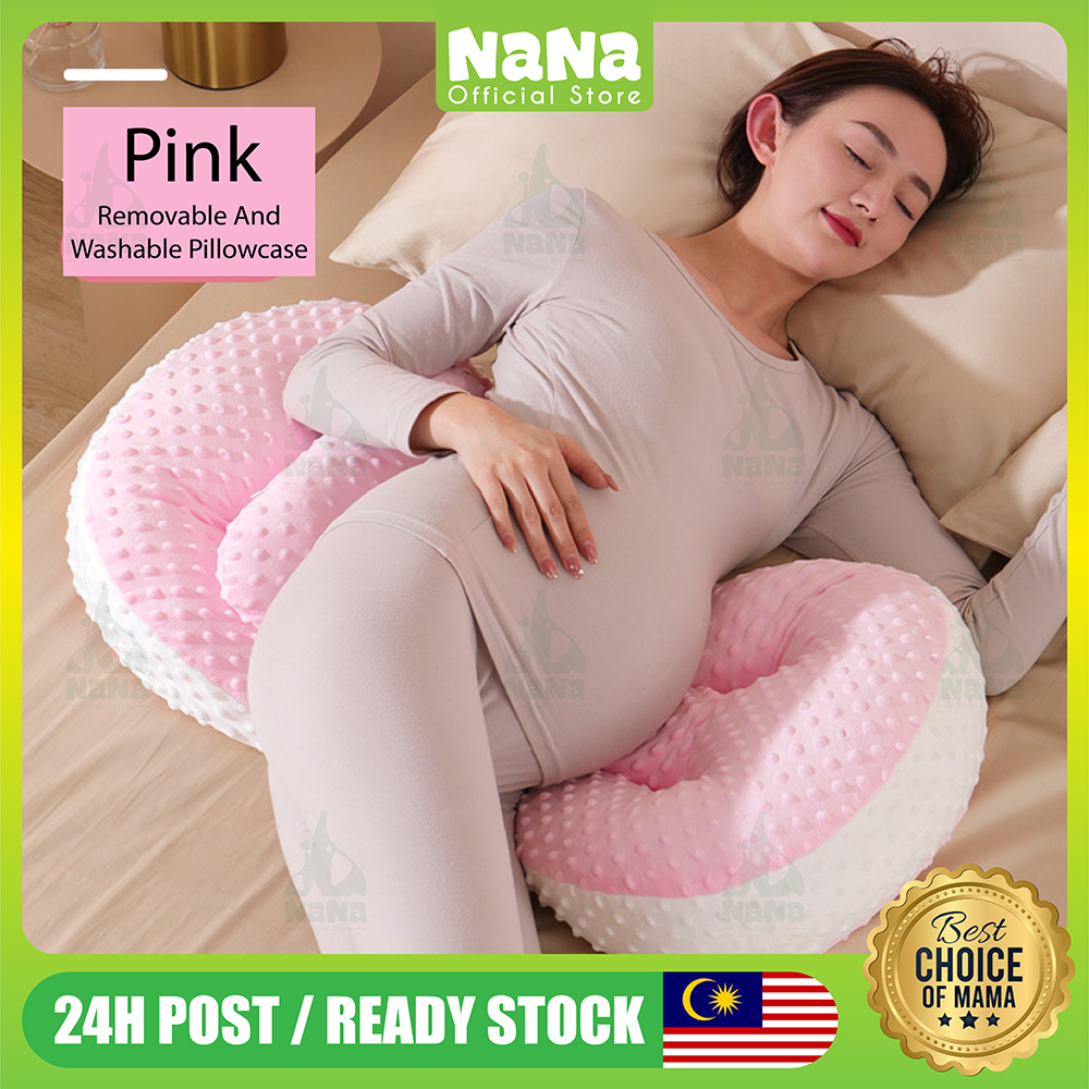 Pre order NANA Minky Dot Pregnant Waist Support Pillow Maternity Pillow Bantal Ibu Mengandung Pregnancy Nursing Pillow Shopee Malaysia