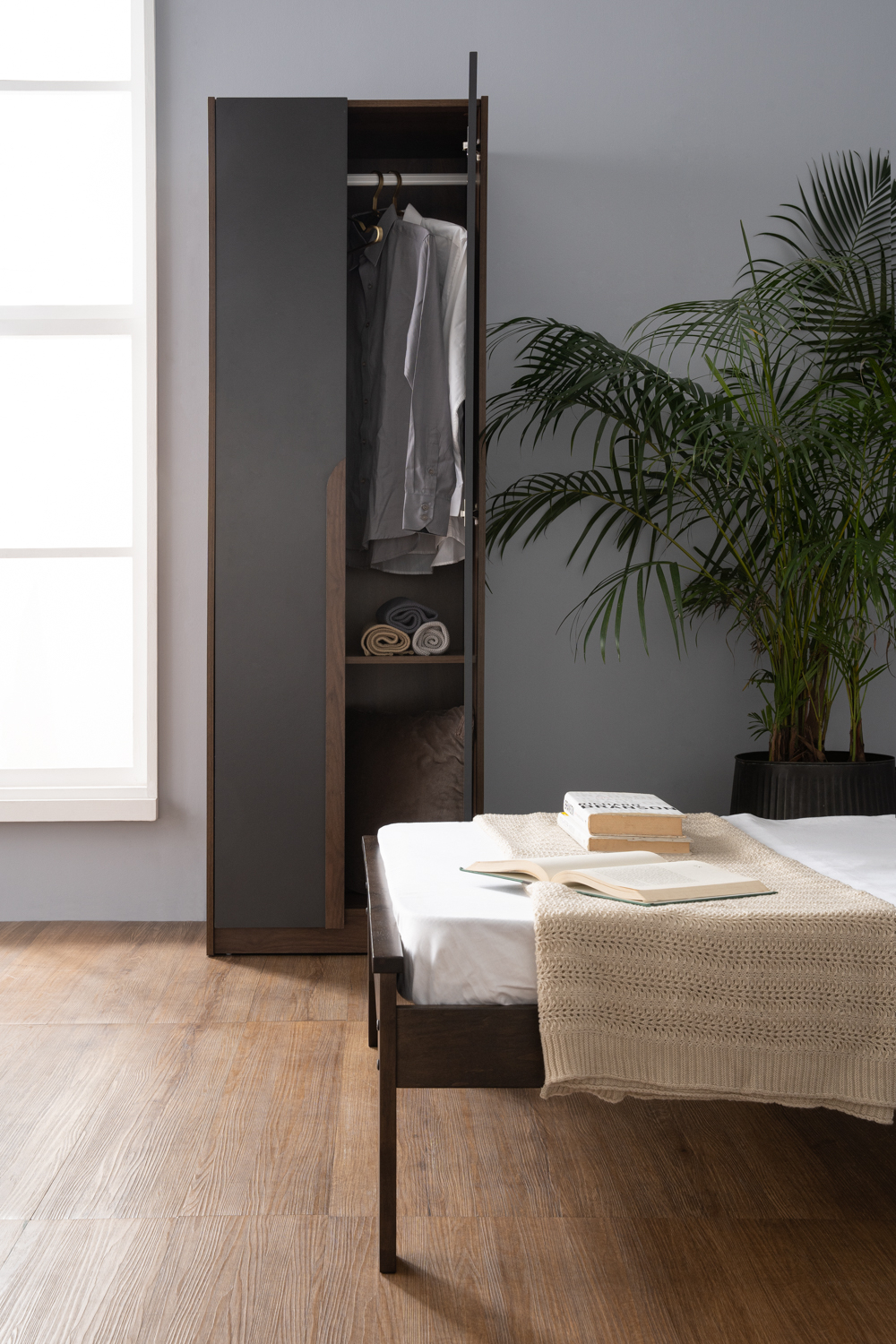 HOMATRIX 2 Door Wardrobe 3 Door Wardrobe Bedroom Cabinet Almari Baju ...