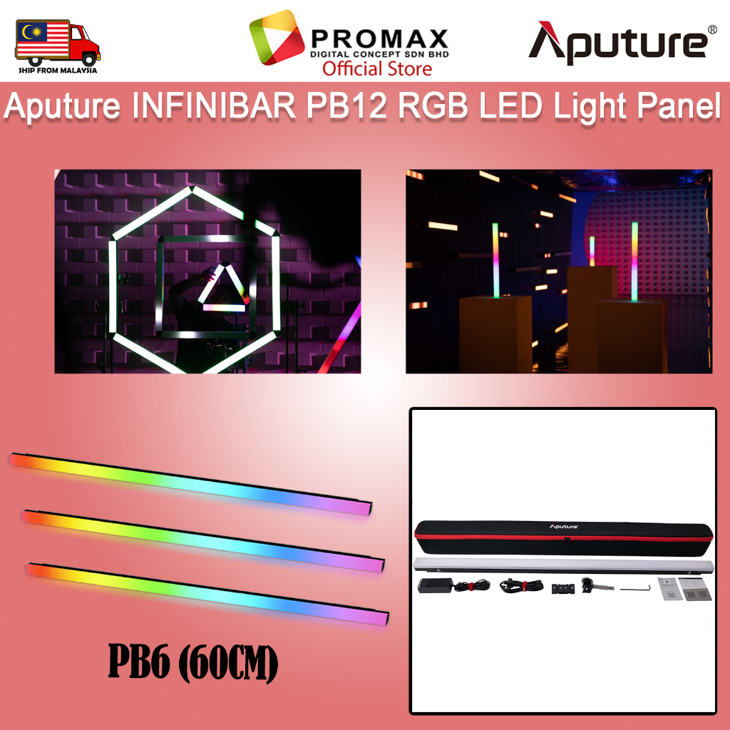 Aputure INFINIBAR PB3 PB6 PB12 RGB LED Light Panel (100% Aputure ...