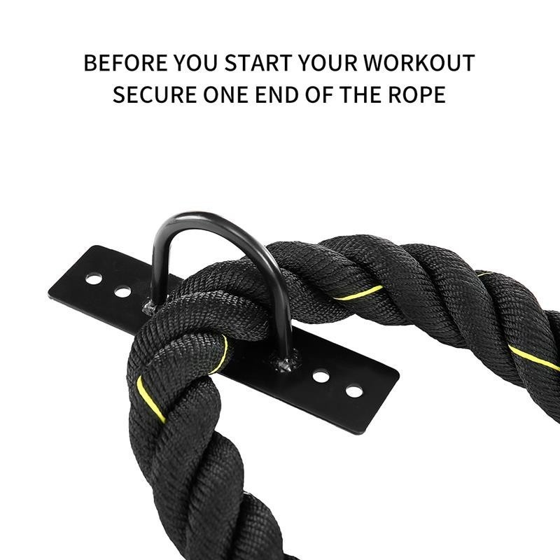 3H Battle Rope Wall Mount Anchor/Wall Hook Ceiling Lock Wall Mounting ...