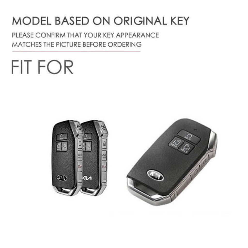 KIA Car Key Cover Chrome Reflection TPU Car Key Remote Casing Sarung
