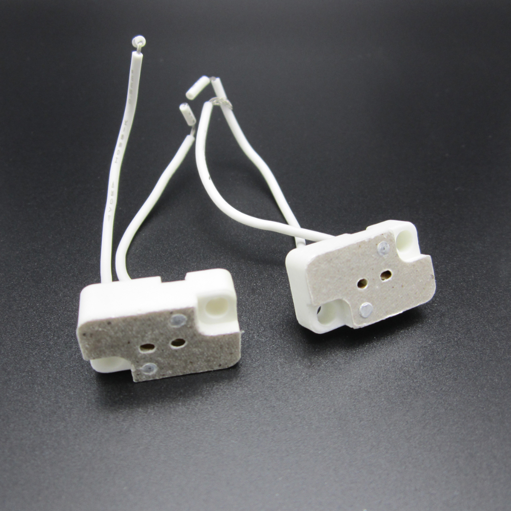 MR16 Gu10 Wire Connector Halogen LED Bulbs Holder Base Lamp Socket ...