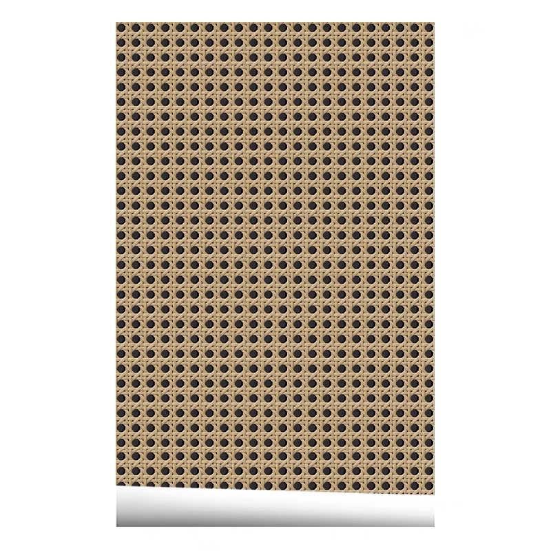 DIY Rattan Wallpaper Cane Rotan Home Decor Paper Peel and Stick ...
