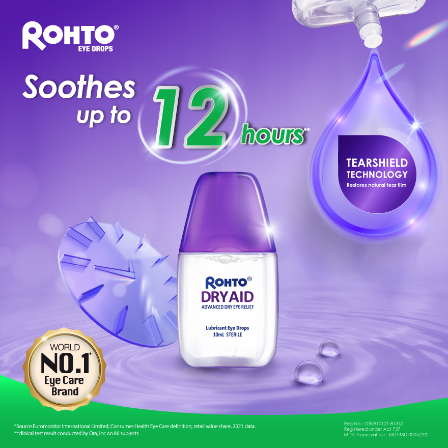 Rohto Advanced Dry Aid Eye Drops 10ml | Shopee Malaysia