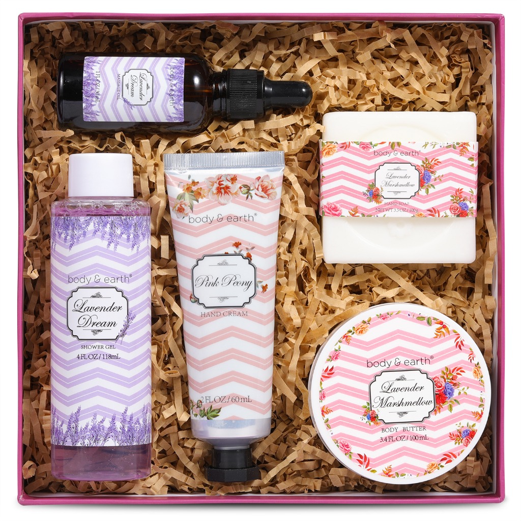 Body & Earth Valentine's Day Gift Random Set Bath Set Gift For Woman ...