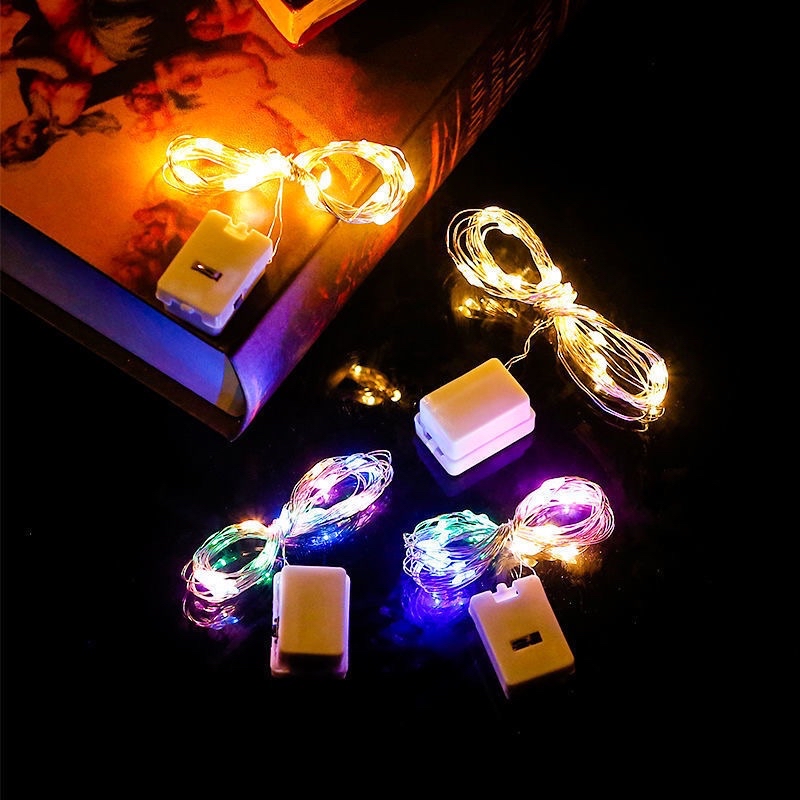(READY STOCK)1m 3 Mode warm LED Light Fairy string deco hadiah mini ...