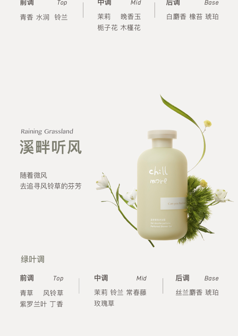 chillmore Perfumed Shower Gel 300ml 且悠香氛沐浴露留香滋润全身后背温和清洁沐浴液男女 | Shopee ...