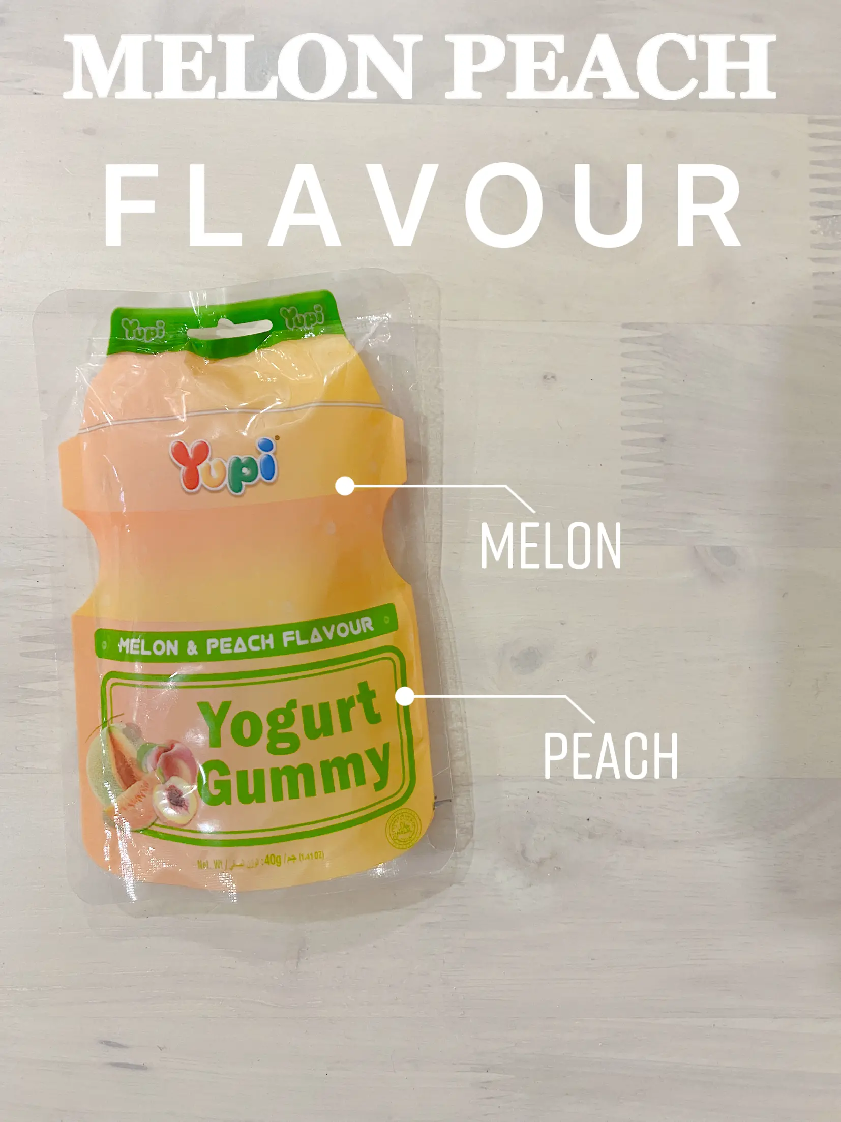 (Halal) YUPI YOGURT GUMMY (Original / Mixed Berries / Melon & Peach
