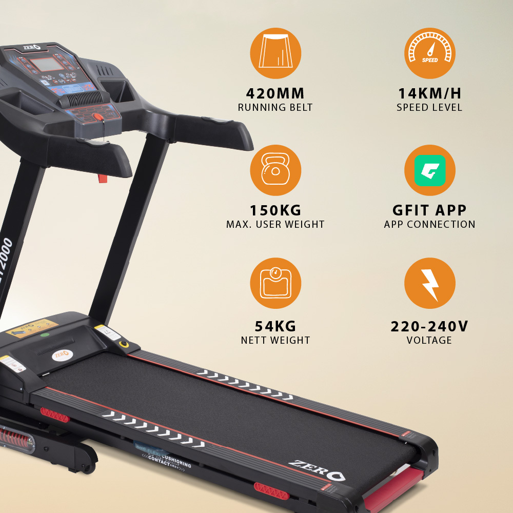 Zero Healthcare Treadmill ZT 2000 Shopee Malaysia