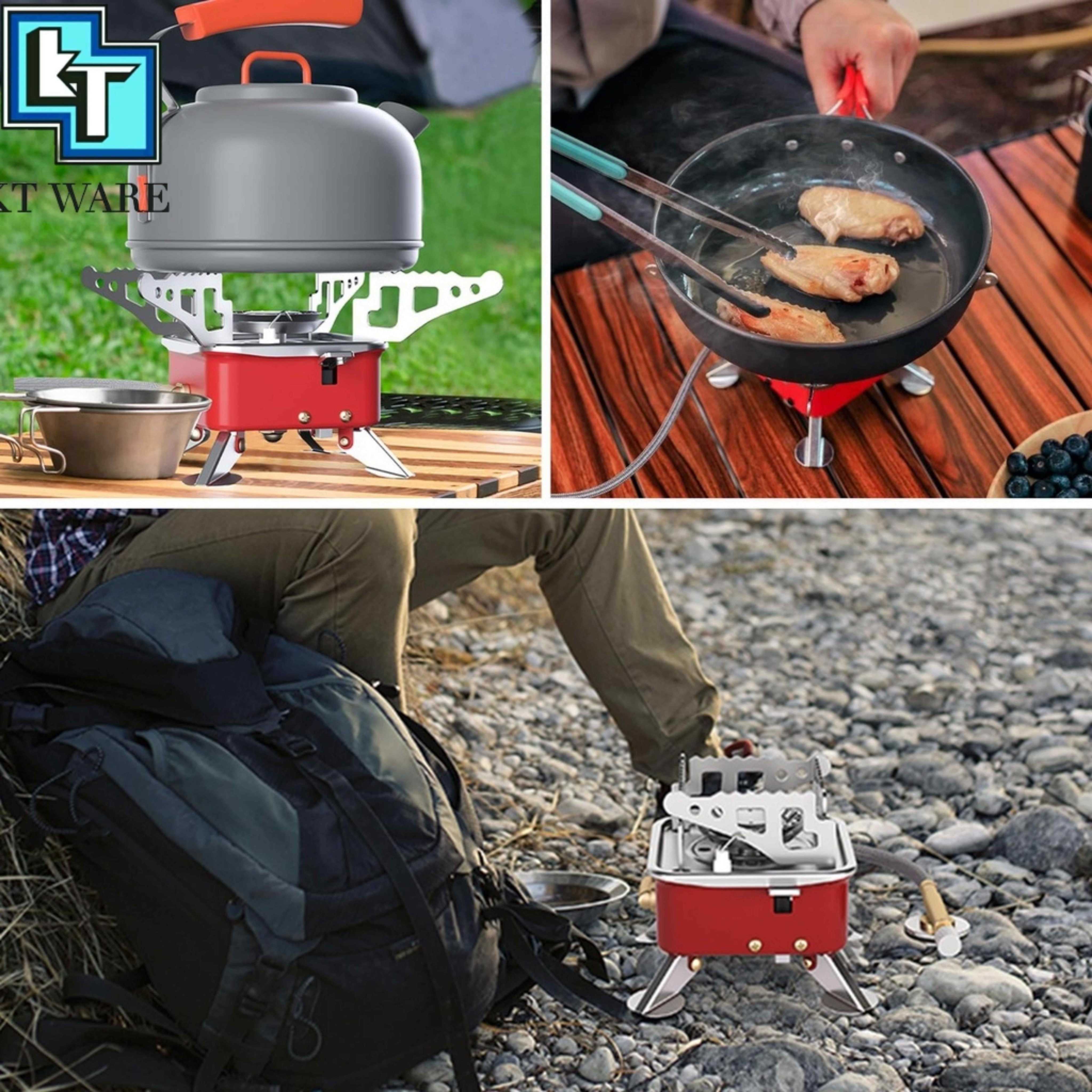 KT WARE MINI GAS STOVE CAMPING STOVE PORTABLE GAS STOVE DAPUR MINI ...