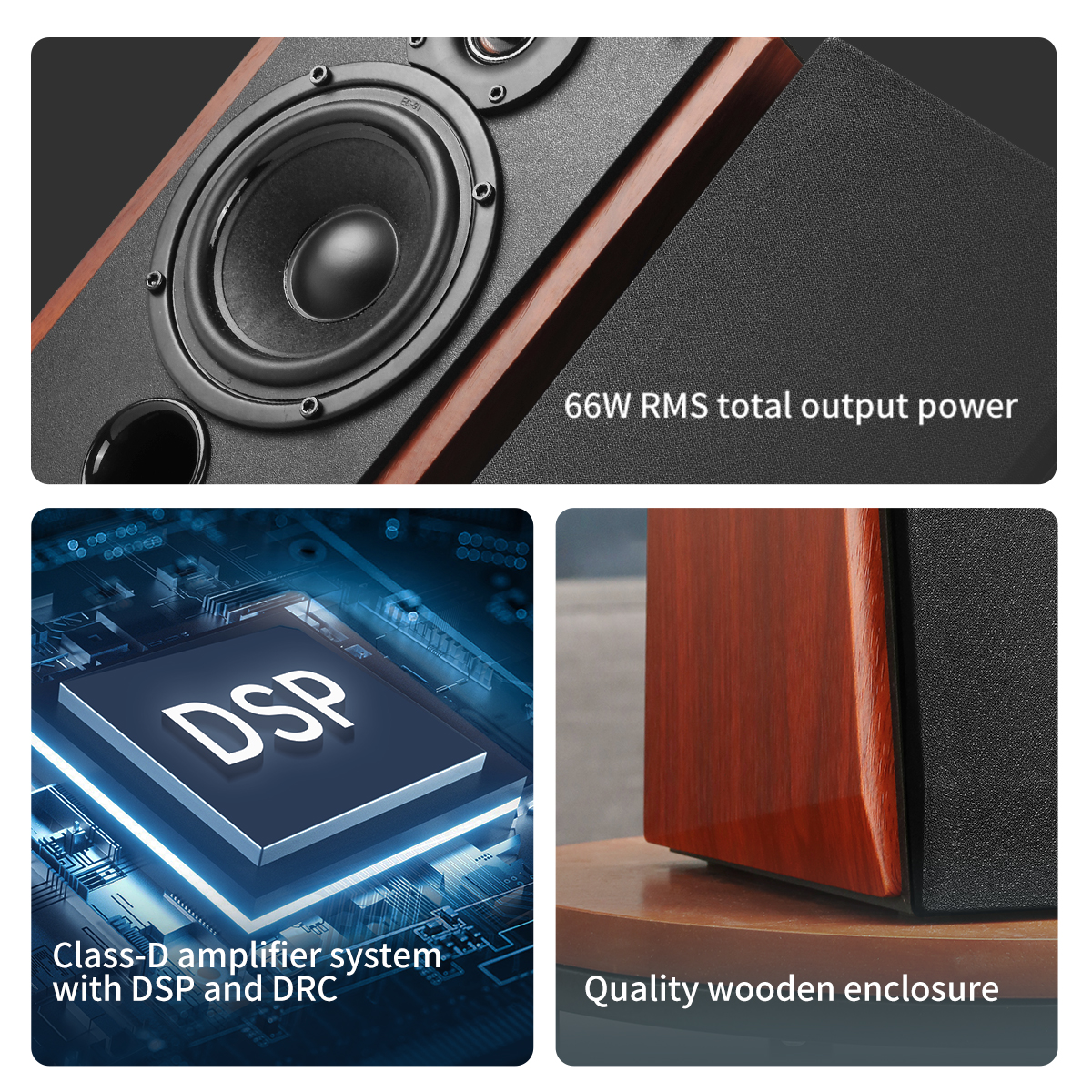 Edifier R1700BTs Bookshelf Speaker Bluetooth V5.0 Silk Dome Tweeter