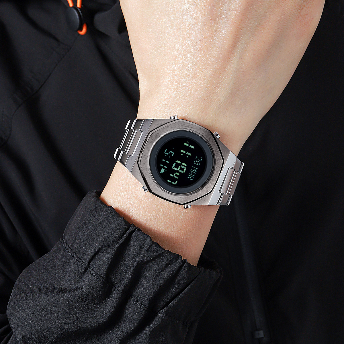 SKMEI 2069 Men's Digital Waterproof Islamic Qibla Direction Compass ...