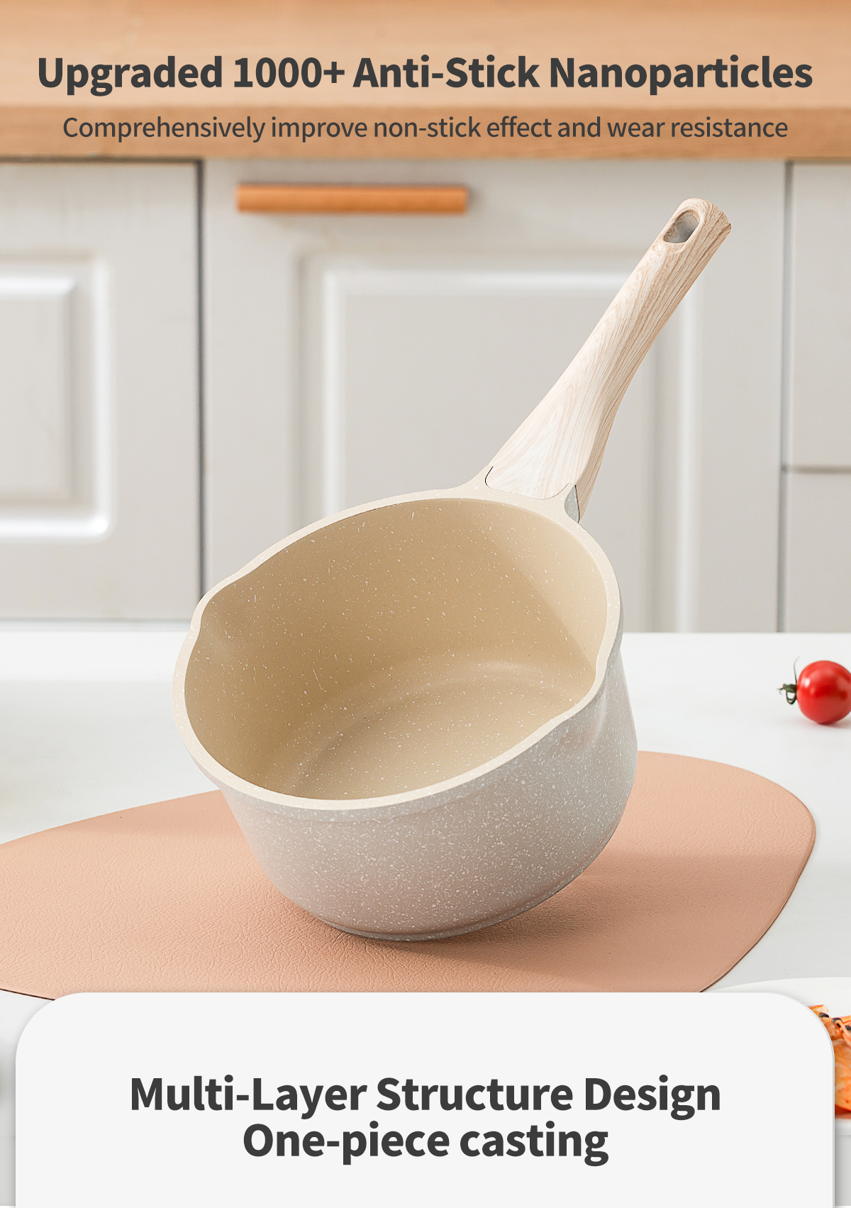 Simplus 18CM Saucepan Teflon Non-Stick Coating PFOA Free Compatible ...