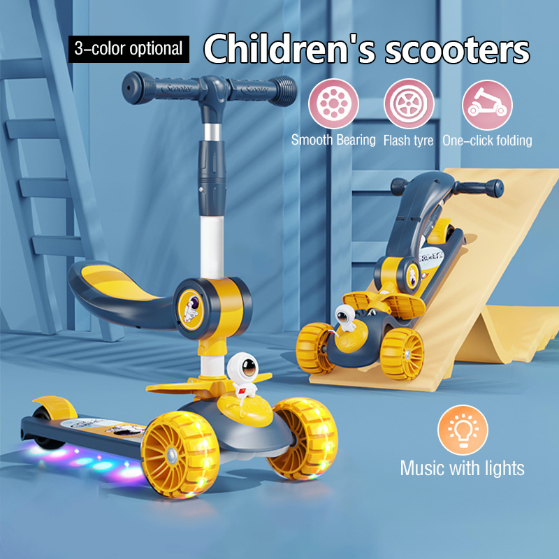 Kids Scooter Skuter Basikal Budak Tricycle Skuter Budak Foldable ...