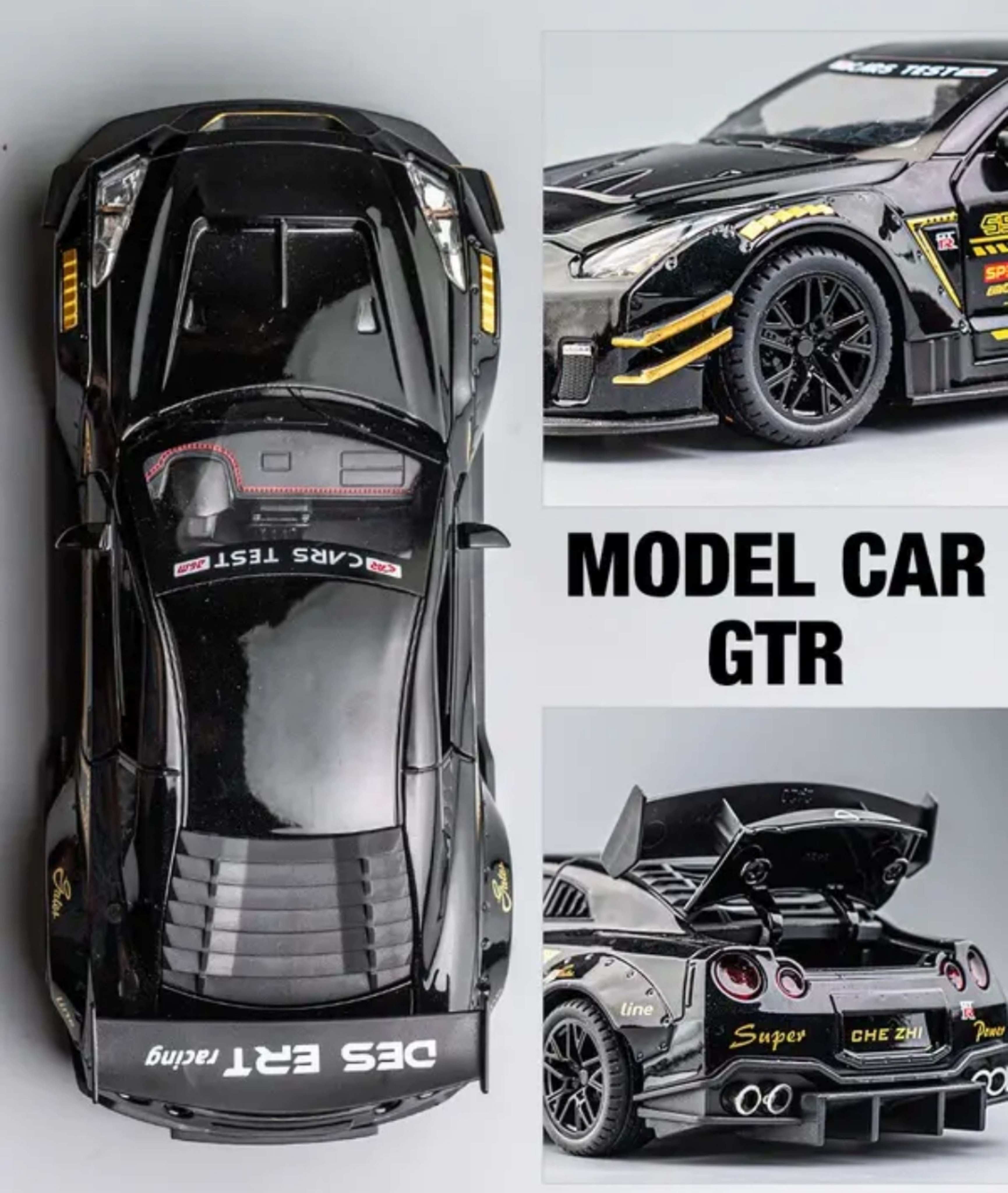 NISSAN GTR R35 Model Kereta 1:24 Scale Alloy Diecast Model Vehicle Car ...