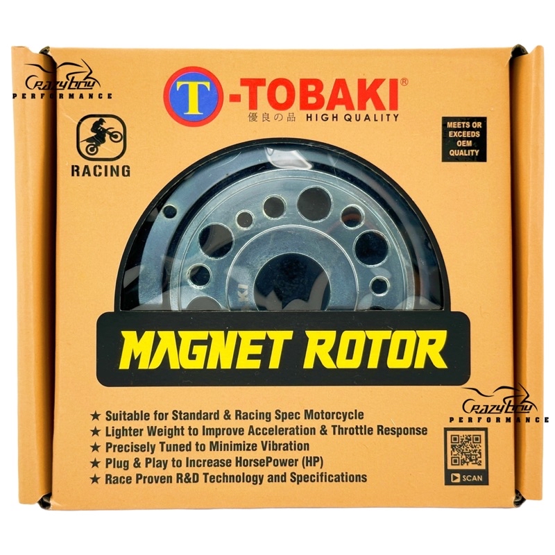 TOBAKI RACING MAGNET MAGNETO 1.068 KG YAMAHA Y15ZR / Y16ZR / R15-V3 (UP ...