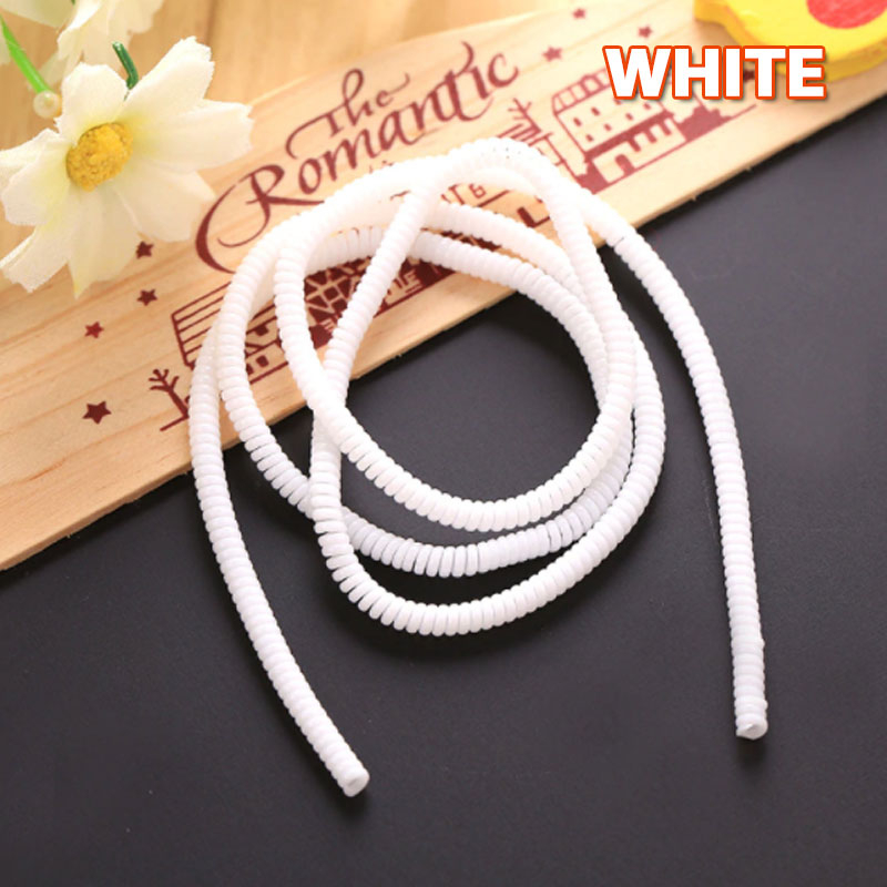 𝗖𝗔𝗕𝗟𝗘 𝗪𝗥𝗔𝗣𝗣𝗘𝗥 Wire Cord Spring Protector Wire Protection TPU Spiral ...