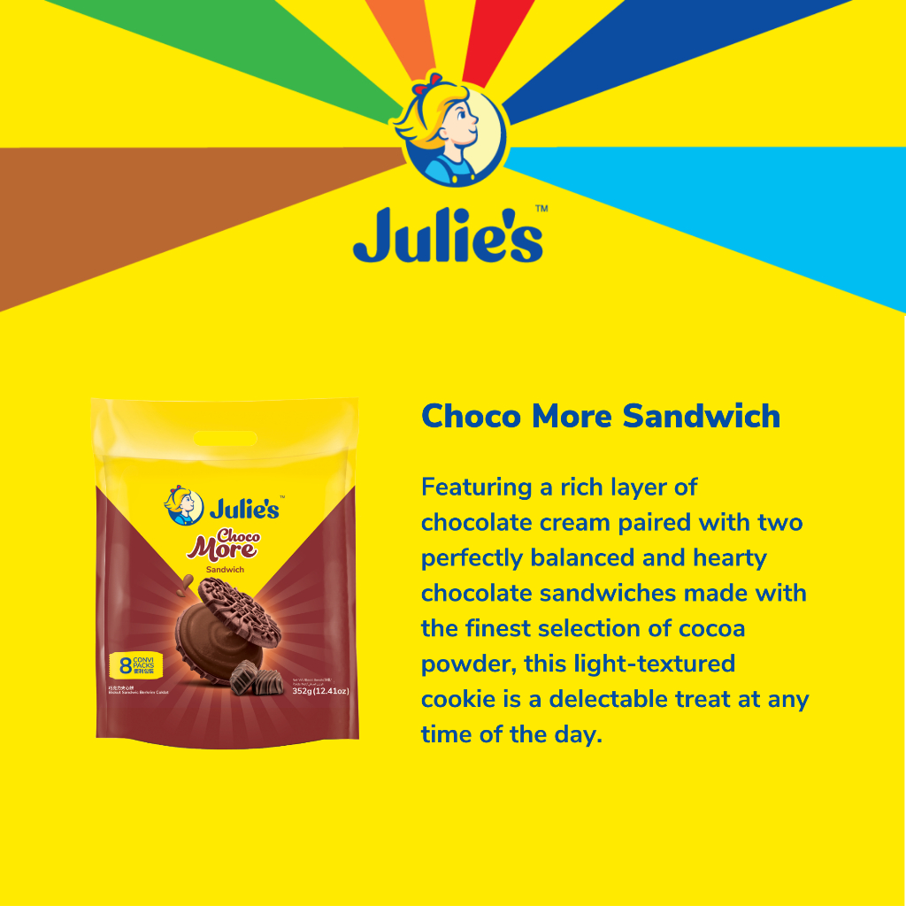 Julie's Choco More Sandwich 352g x 2 packs | Shopee Malaysia