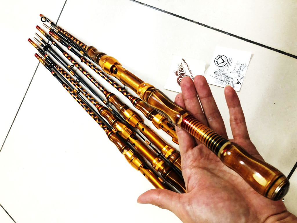 SKYGITZ MALAYSIA JORAN UDANG HANDMADE CUSTOM KAYU JATI BELANDA SUPER ...