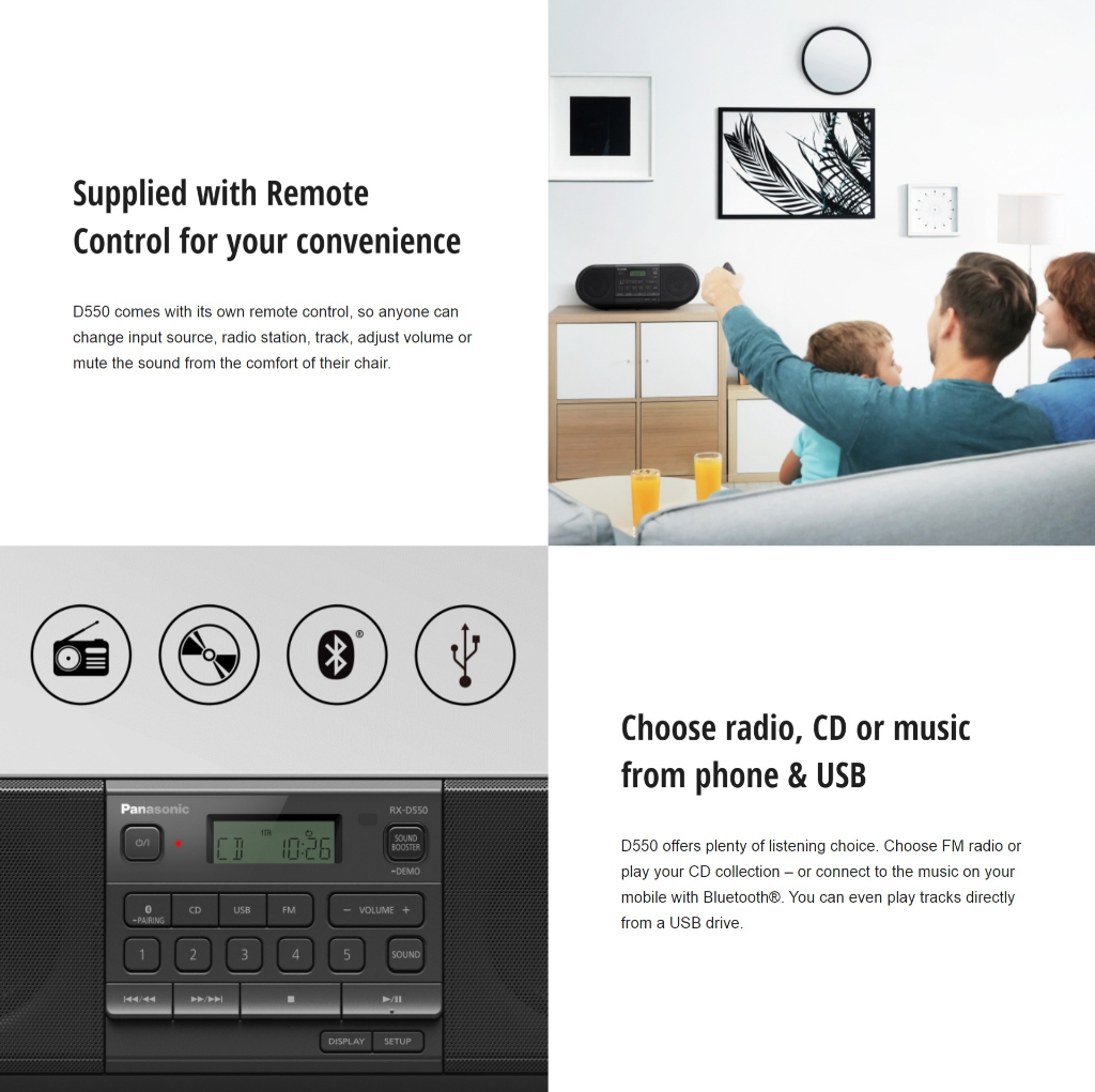 panasonic cd fm radio player rx d500gs k