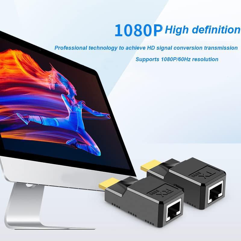 Estensore USB fino a 60m su Cavo di Rete RJ45 con Hub 4 Porte