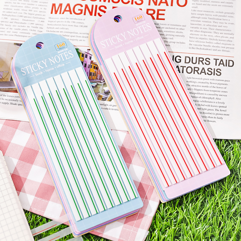 Points Highlights Lines Thin Strips PET Index Stickers Transparent ...