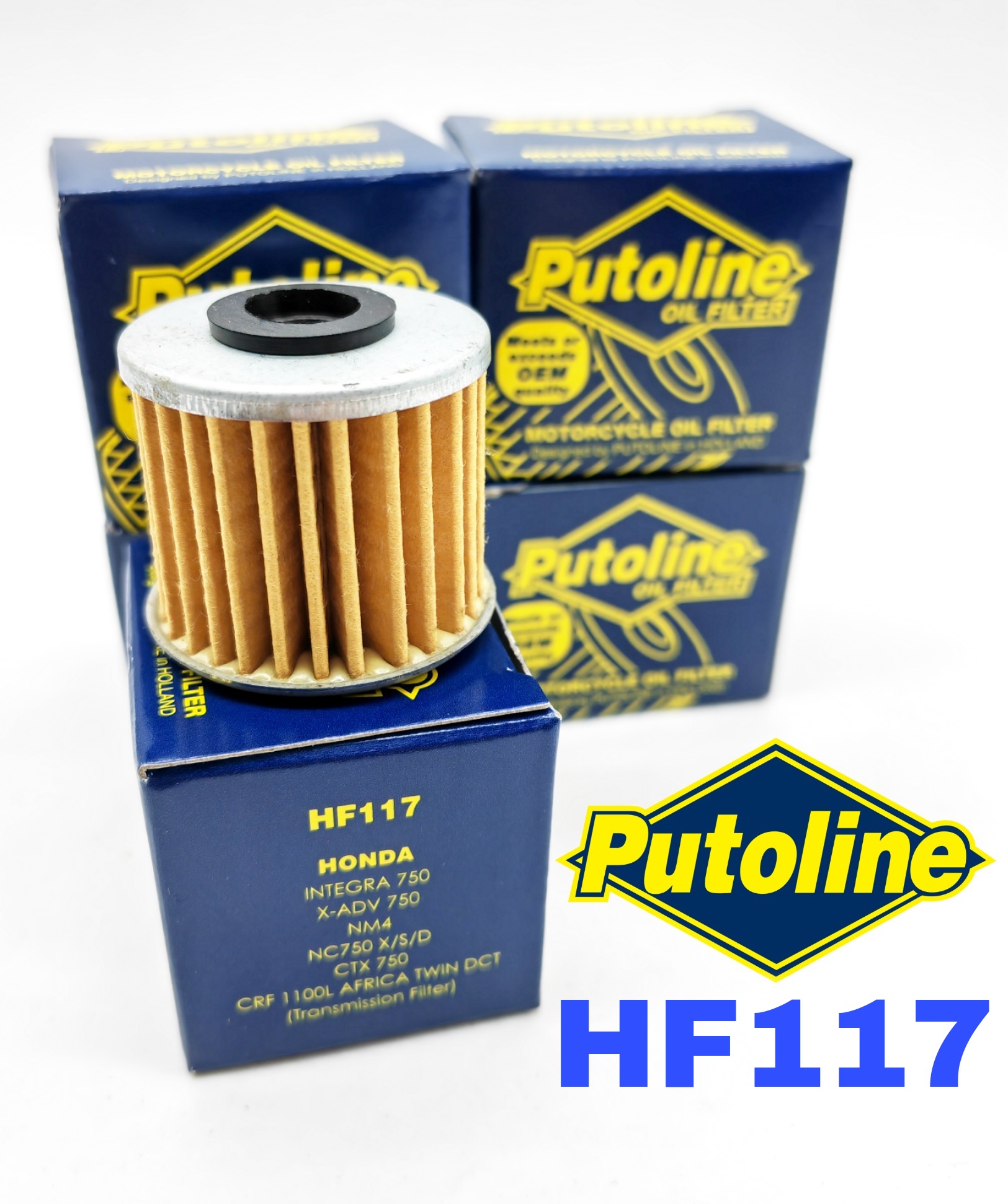 Oil Filter Ori PUTOLINE HF117 Motor Honda Integra 750 X-ADV XADV 750 ...