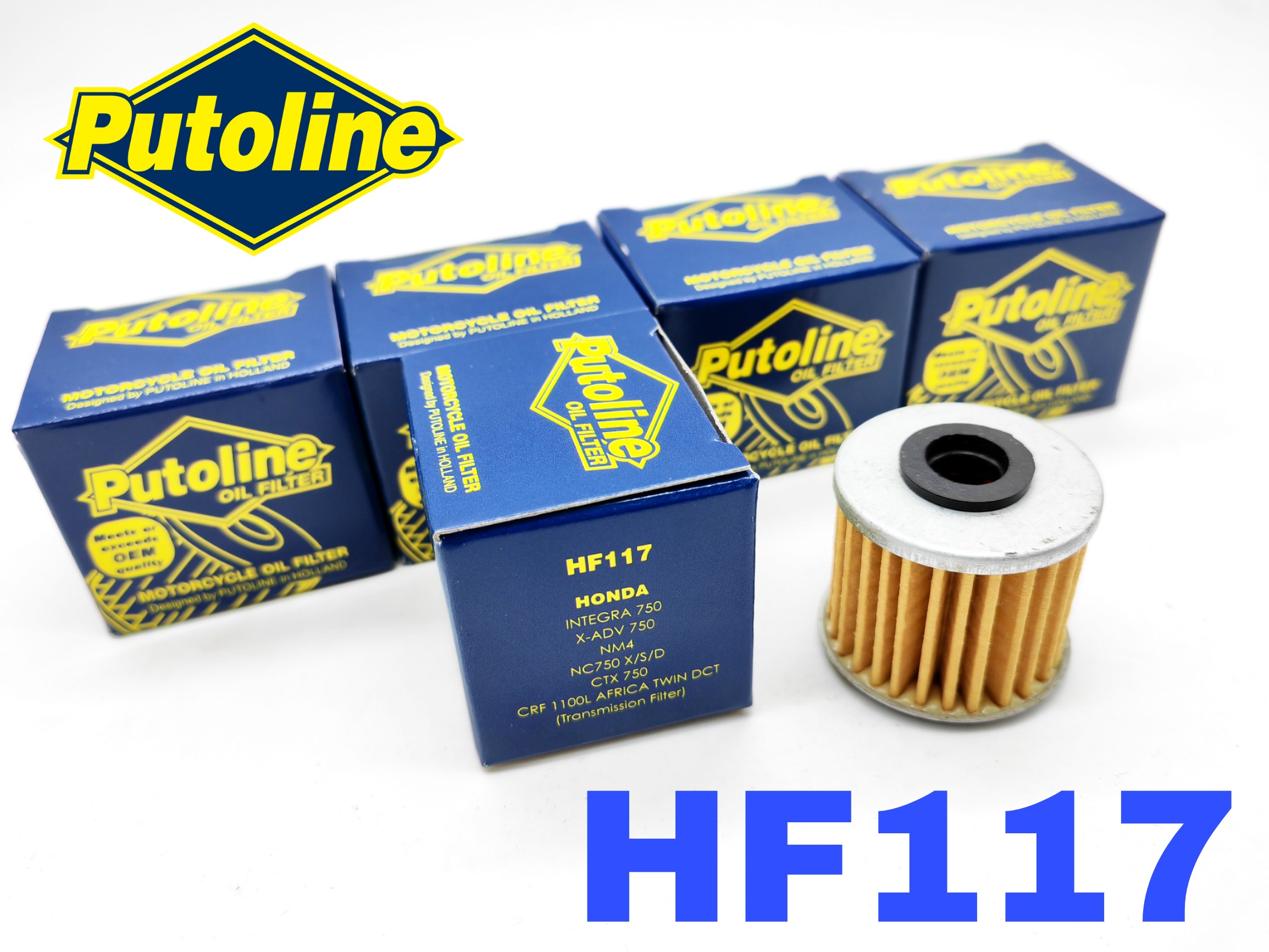 Oil Filter Ori PUTOLINE HF117 Motor Honda Integra 750 X-ADV XADV 750 ...