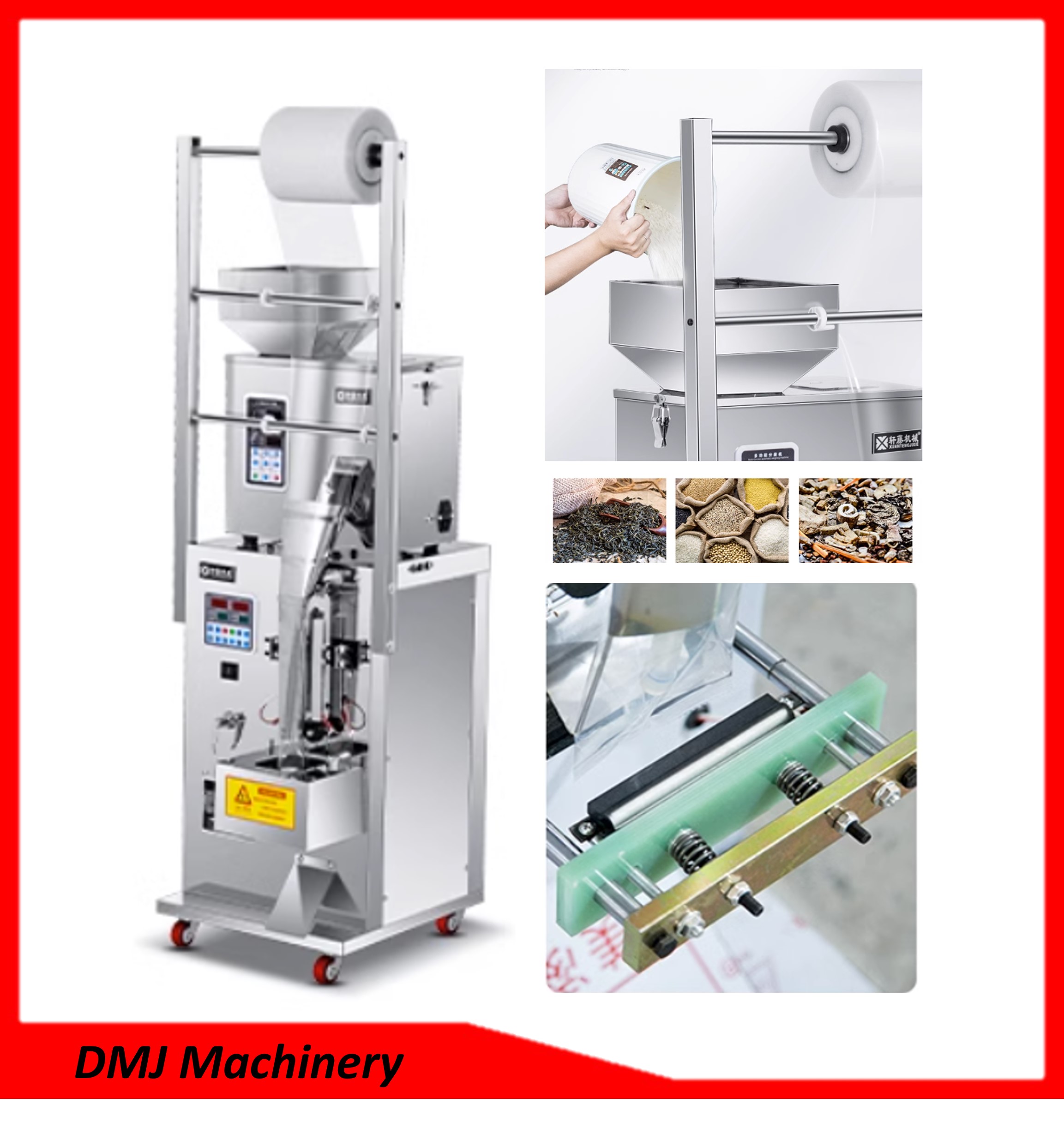 Automatic Powder Sealing Packing Machine Mesin Packing Teh Kopi ...