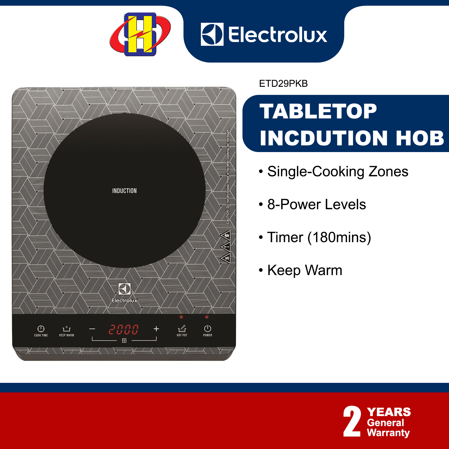 Electrolux portable induction cheap cooker how to use