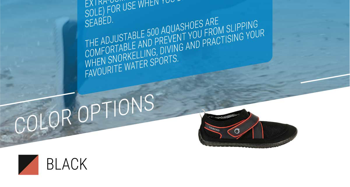 Decathlon Adult Comfy Water Shoes Aquashoes 500 Subea Shopee