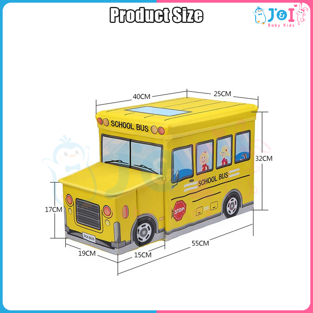Storage Box Kids Vehicle Toy Storage Box Foldable Toy Storage Car ...