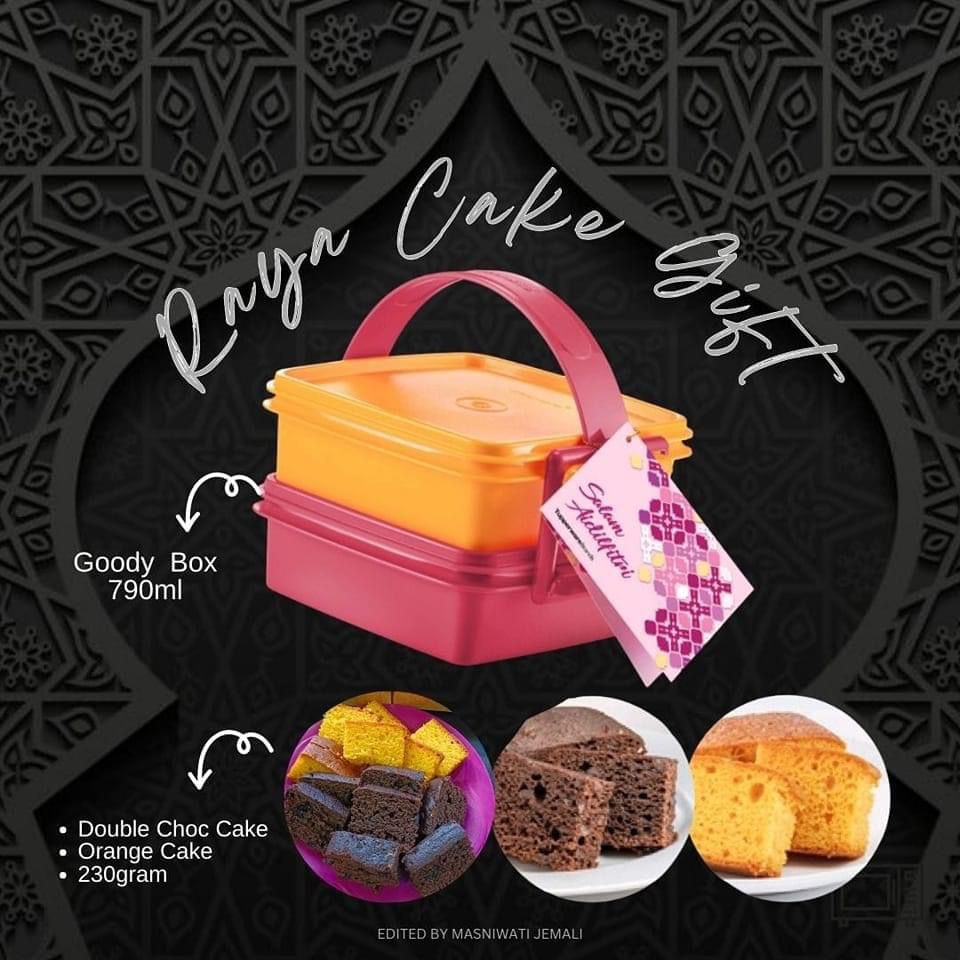 [𝟏𝟎𝟎% 𝐎𝐫𝐢𝐠𝐢𝐧𝐚𝐥] Tupperware Kek Raya Gift Set Cake Raya 2023 Hamper Raya ...