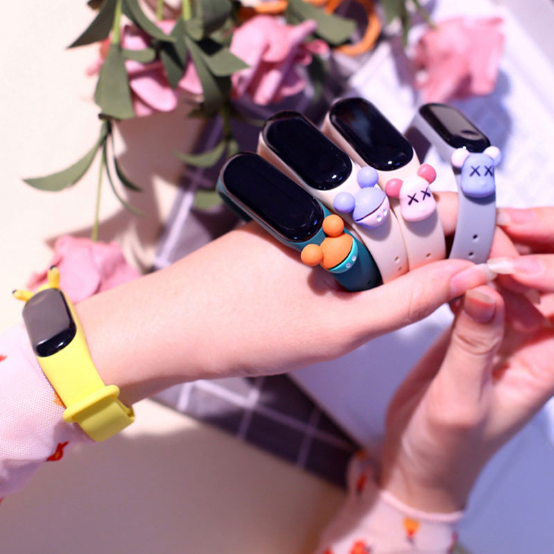 𝐓𝐎𝐔𝐂𝐇 𝐒𝐂𝐑𝐄𝐄𝐍 Kids Cartoon Watch LED Digital Silicone Wristband Boys ...