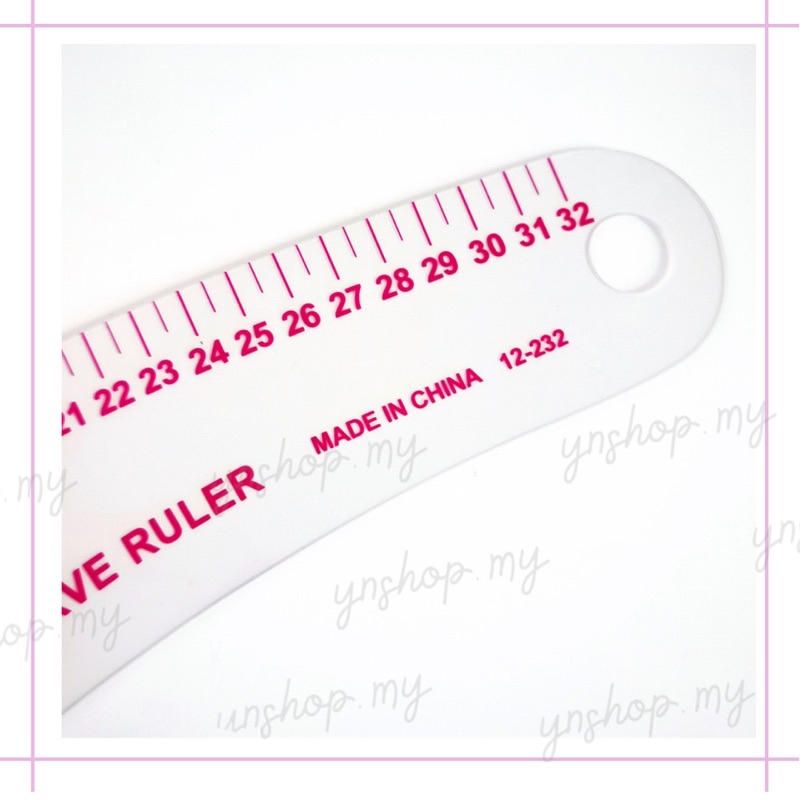 No.12-232 Fairgate Vary Form Curve Ruler / Pembaris Jahitan | Shopee ...