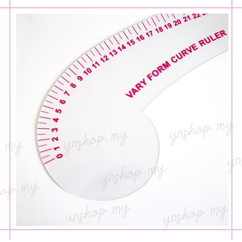 No.12-232 Fairgate Vary Form Curve Ruler / Pembaris Jahitan | Shopee ...